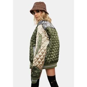 Huf Lightning bomber jacket green UNSIX NOWT